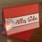 Preview: Karte Color Spirit Red "Alles Liebe"