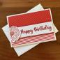 Preview: Karte Color Spirit Red "Happy Birthday"