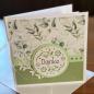 Preview: Karte Green Harmony "Danke"