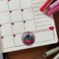 Preview: Erdbeer Stickerbogen