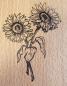 Preview: Motivstempel Zwei Sonnenblumen