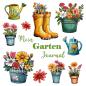 Preview: Gartenfreuden Stickerset