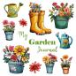 Preview: Gartenfreuden Stickerset