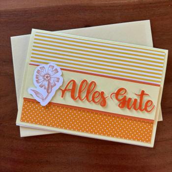 Karte Color Spirit Yellow "Alles Gute"