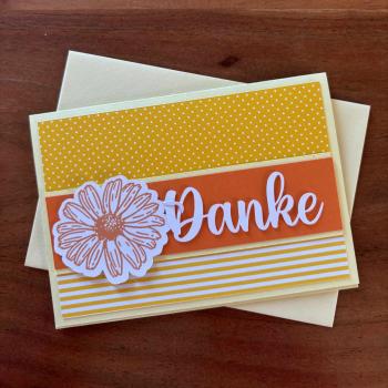 Karte Color Spirit Yellow "Danke"
