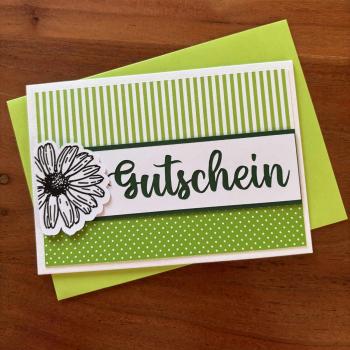 Karte Color Spirit Green "Gutschein"