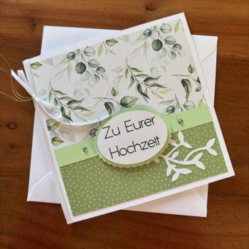Karte Green Harmony "Zu Eurer Hochzeit"