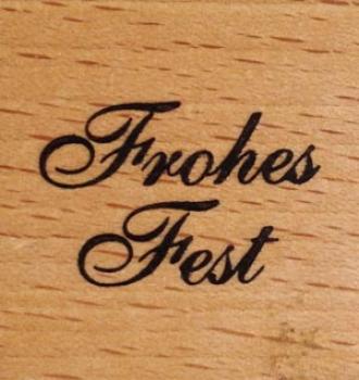 Motivstempel Frohes Fest