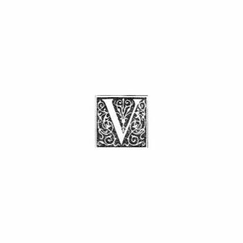 Motivstempel "V"