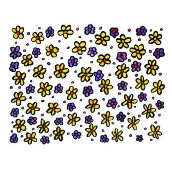 Motivstempel Flower Background