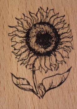 Motivstempel Sonnenblume