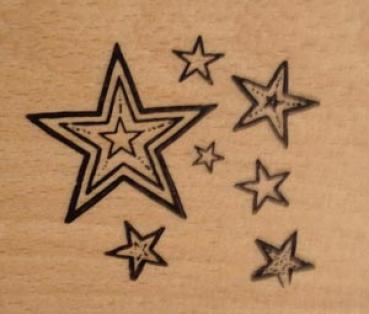 Motivstempel Sterne