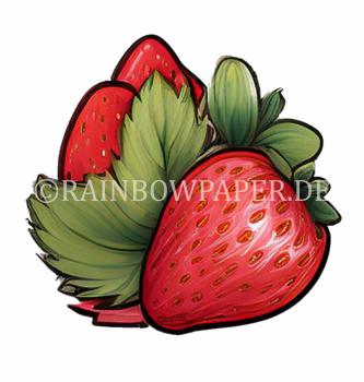 Erdbeer Sticker