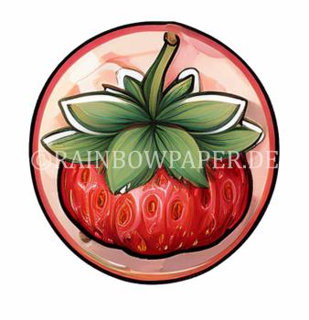 Erdbeer Sticker