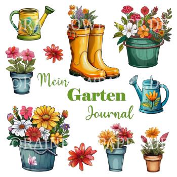Gartenfreuden Stickerset