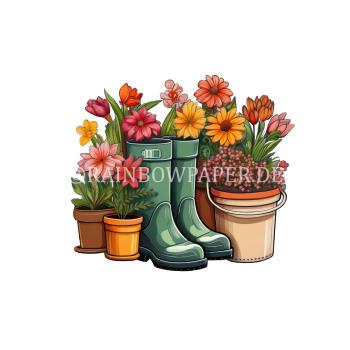 Gartenblumen Sticker