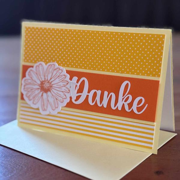 Karte Color Spirit Yellow "Danke"