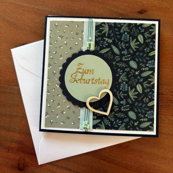 Karte Emerald Whisper "Zum Geburtstag"