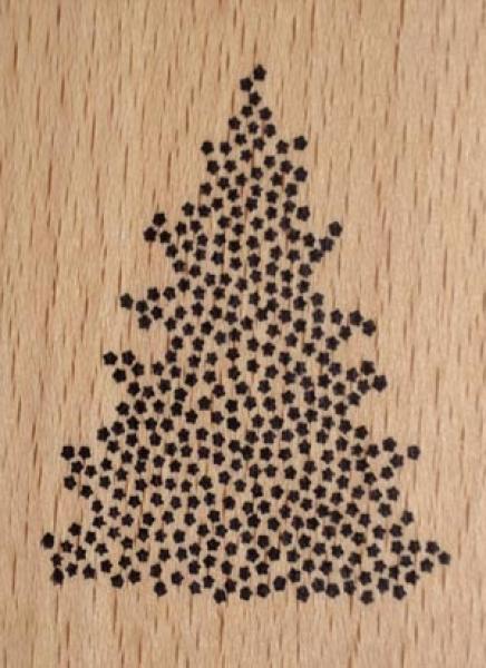 Motivstempel Sternentannenbaum klein