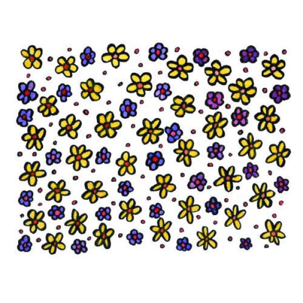 Motivstempel Flower Background