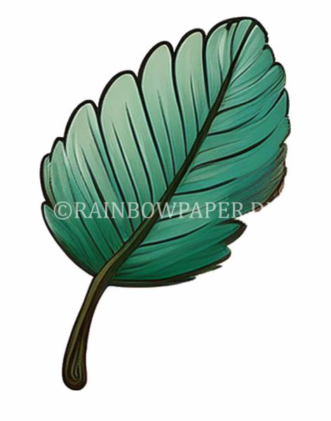 Erdbeerblatt Sticker